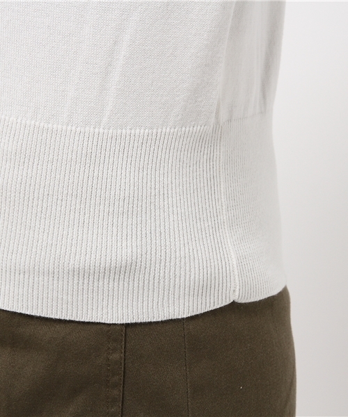 mystic（ミスティック）の「ワイドリブVネックプルオーバー（ニット/セーター・レディース・オフホワイト/レッド/グレー/ネイビー/カーキ・ﾌﾘ-）」の13枚目の写真