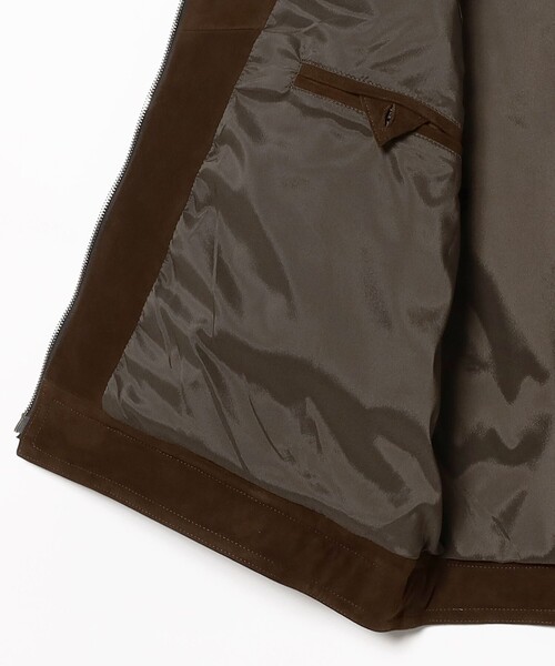 EMMETI（エンメティ）の「EMMETI / スエード ダウンベスト（ベスト・メンズ・ダークブラウン/ネイビー・44/46/48/50/54/52）」の20枚目の写真