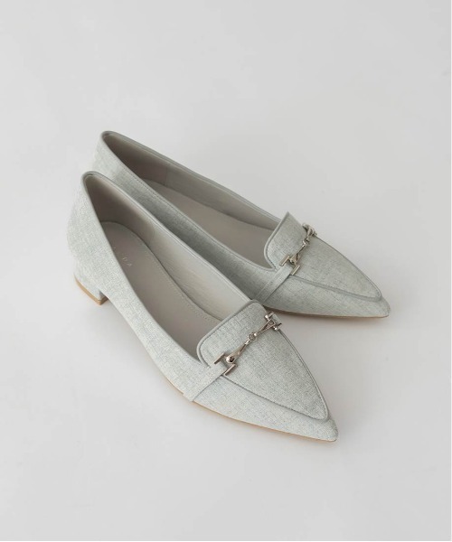 RANDA（ランダ）の「ポインテッドトゥビットローファー（その他シューズ・レディース・ブラック/アイボリー/ブルー・S/M/L/LL）」の11枚目の写真