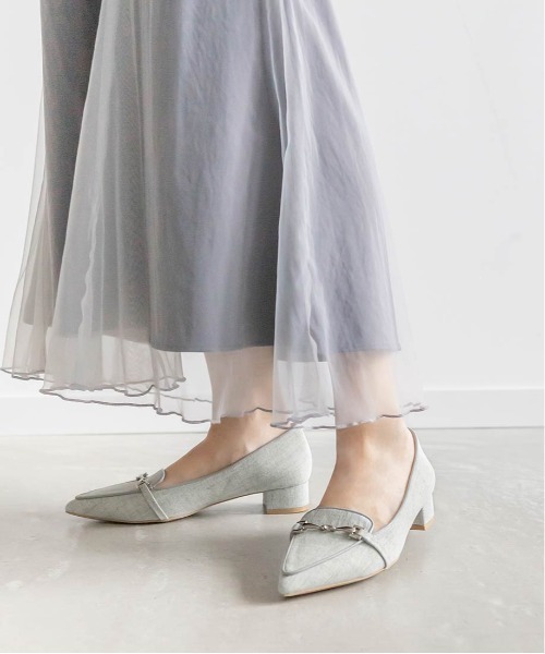 RANDA（ランダ）の「ポインテッドトゥビットローファー（その他シューズ・レディース・ブラック/アイボリー/ブルー・S/M/L/LL）」の12枚目の写真