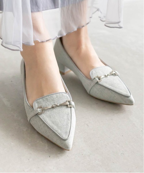 RANDA（ランダ）の「ポインテッドトゥビットローファー（その他シューズ・レディース・ブラック/アイボリー/ブルー・S/M/L/LL）」の13枚目の写真