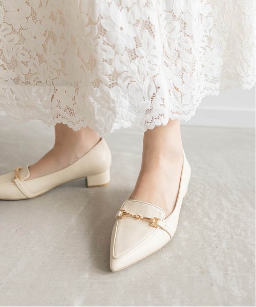 RANDA（ランダ）の「ポインテッドトゥビットローファー（その他シューズ・レディース・ブラック/アイボリー/ブルー・S/M/L/LL）」の18枚目の写真