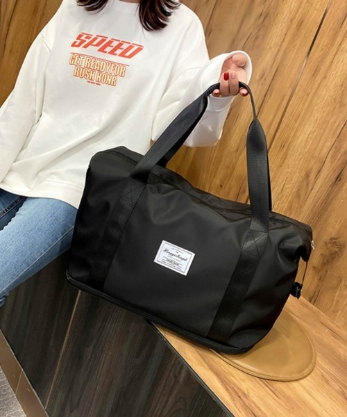 折りたたみボストンバッグ キャリーオンバッグ トラベルバッグ 2段階