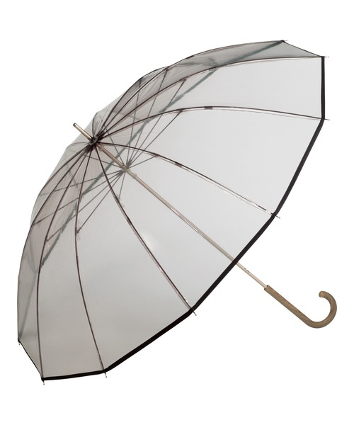 Wpc.（ダブリュピーシー）の「［ビニール傘］UNISEX PLASTIC 12K UMBRELLA 雨傘 長傘 Wpc.（長傘・メンズ・ネイビー/ベージュ/ブラウン/オフホワイト/グレー・FREE）」の3枚目の写真