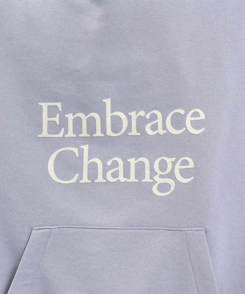 GLOBAL WORK Smile Seed Store（グローバルワーク スマイルシードストア）の「ドライ裏毛プリントパーカー/984080（パーカー・メンズ・グレー/サックスブルー/ブラック・MEDIUM/LARGE/SMALL/X-LARGE）」の4枚目の写真