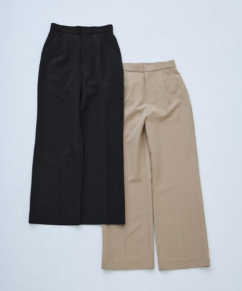 RASW（ラス）の「[RASW]センタープレスリラックスパンツ（その他パンツ・レディース・ベージュ/ブラック・L/M/S）」の18枚目の写真