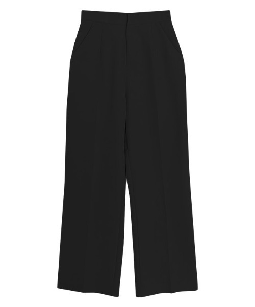 RASW（ラス）の「[RASW]センタープレスリラックスパンツ（その他パンツ・レディース・ベージュ/ブラック・L/M/S）」の7枚目の写真