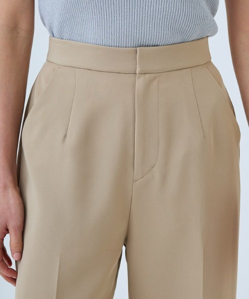 RASW（ラス）の「[RASW]センタープレスリラックスパンツ（その他パンツ・レディース・ベージュ/ブラック・L/M/S）」の6枚目の写真