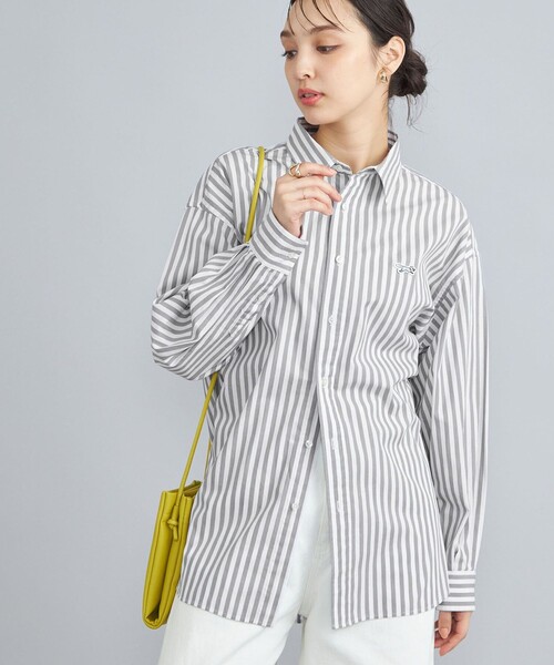 PENNEYS(ぺニーズ)の「PENNEYS(ぺニーズ)別注ロンドンストライプシャツ(シャツ/ブラウス・レディース・ライトグレー/オレンジ/ロイヤルブルー・FREE)」の10枚目の写真