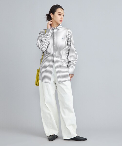 PENNEYS(ぺニーズ)の「PENNEYS(ぺニーズ)別注ロンドンストライプシャツ(シャツ/ブラウス・レディース・ライトグレー/オレンジ/ロイヤルブルー・FREE)」の15枚目の写真
