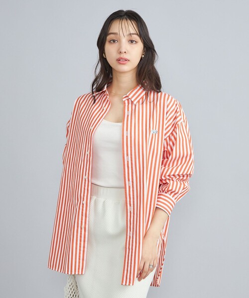 PENNEYS(ぺニーズ)の「PENNEYS(ぺニーズ)別注ロンドンストライプシャツ(シャツ/ブラウス・レディース・ライトグレー/オレンジ/ロイヤルブルー・FREE)」の17枚目の写真