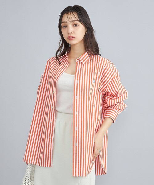 PENNEYS(ぺニーズ)の「PENNEYS(ぺニーズ)別注ロンドンストライプシャツ(シャツ/ブラウス・レディース・ライトグレー/オレンジ/ロイヤルブルー・FREE)」の18枚目の写真