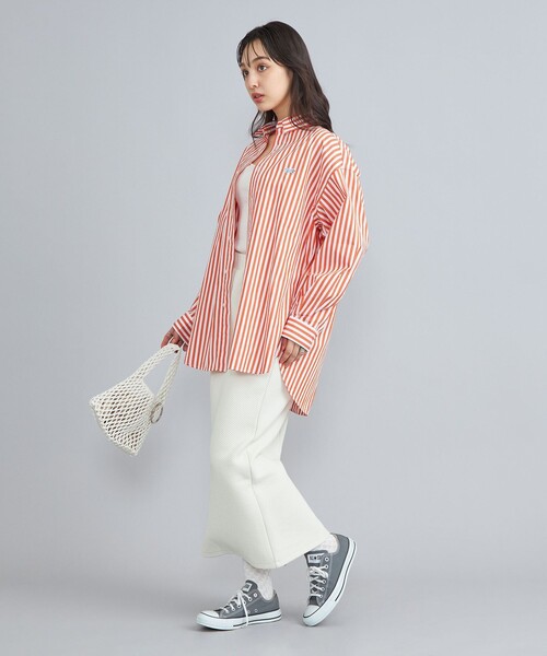 PENNEYS(ぺニーズ)の「PENNEYS(ぺニーズ)別注ロンドンストライプシャツ(シャツ/ブラウス・レディース・ライトグレー/オレンジ/ロイヤルブルー・FREE)」の20枚目の写真