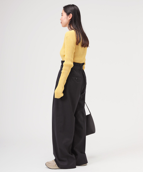 AP STUDIO(エーピーストゥディオ)の「TC リブロングカーディガン(カーディガン/ボレロ・レディース・ネイビー/イエロー/グレー・FREE)」の17枚目の写真