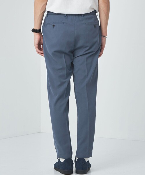 green label relaxing（グリーンレーベルリラクシング）の「クリスプツイル ワイド ユーティリティ パンツ -ストレッチ・防シワ・接触冷感-（その他パンツ・メンズ・ダークグレー/ロイヤルブルー・S/M/L/XL）」の10枚目の写真