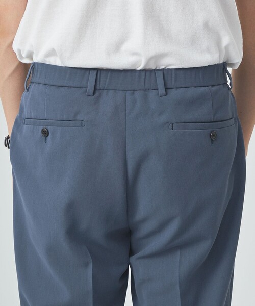 green label relaxing（グリーンレーベルリラクシング）の「クリスプツイル ワイド ユーティリティ パンツ -ストレッチ・防シワ・接触冷感-（その他パンツ・メンズ・ダークグレー/ロイヤルブルー・S/M/L/XL）」の12枚目の写真