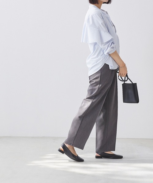 menue（メヌエ）の「スクエアトゥ バックストラップ パンプス（パンプス・レディース・アイボリー/ブラック/シルバー・25.5cm/25.0cm/24.5cm/24.0cm/23.5cm/23.0cm/22.5cm/22.0cm）」の21枚目の写真