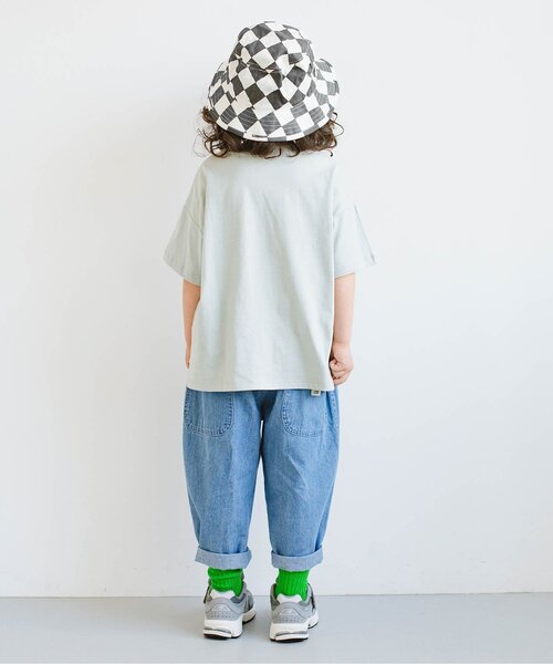 p.premier(ピードットプルミエ)の「総柄ツイルハット(ハット・キッズ・ブラック/グリーン/ピンク/チェック・50/52/54/56)」の8枚目の写真