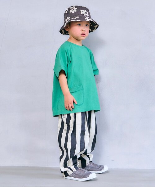 p.premier(ピードットプルミエ)の「総柄ツイルハット(ハット・キッズ・ブラック/グリーン/ピンク/チェック・50/52/54/56)」の10枚目の写真