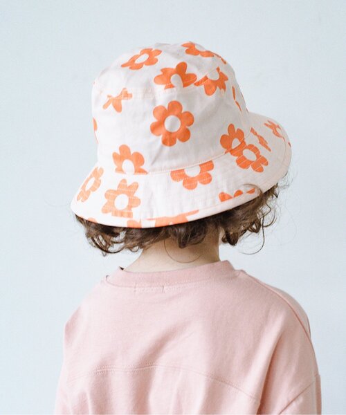 p.premier(ピードットプルミエ)の「総柄ツイルハット(ハット・キッズ・ブラック/グリーン/ピンク/チェック・50/52/54/56)」の17枚目の写真