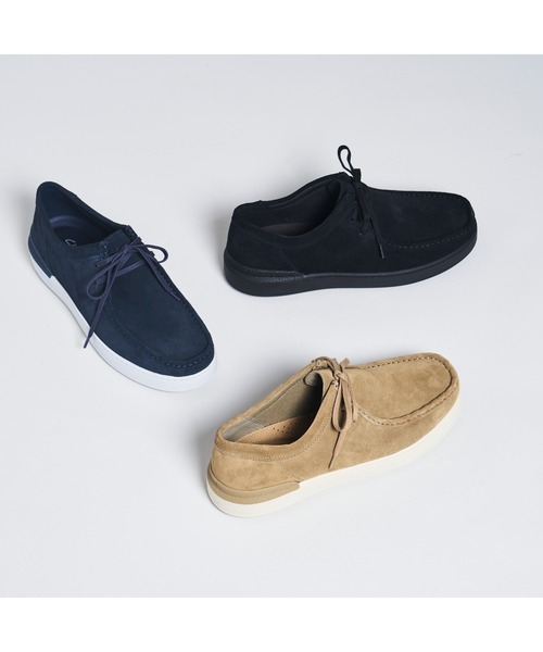 Clarks(クラークス)の「Courtlite Seam / コートライトシーム(ブラックスエード)(モカシン/デッキシューズ・メンズ・ブラック・UK6/UK9/UK8/UK7/UK10/UK9.5/UK8.5/UK7.5/UK6.5)」の11枚目の写真