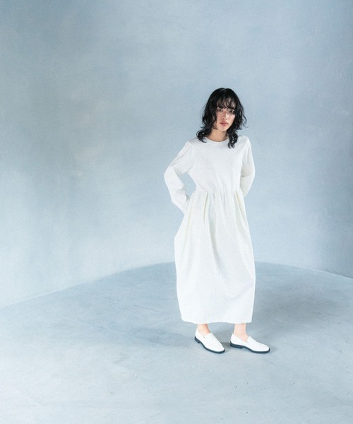 LEPSIM（レプシィム）の「【FOR I SERIES】異素材コンビワンピース　110830（ワンピース・レディース・ブラック/オフホワイト・FREE）」の7枚目の写真