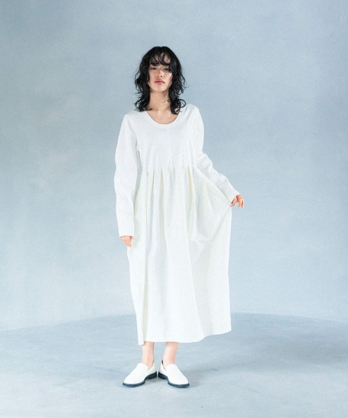 LEPSIM（レプシィム）の「【FOR I SERIES】異素材コンビワンピース　110830（ワンピース・レディース・ブラック/オフホワイト・FREE）」の12枚目の写真