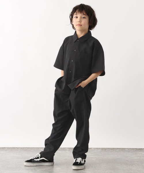 GLOBAL WORK(グローバルワーク)の「エアかるシャツ半袖/986191(シャツ/ブラウス・キッズ・ブラック/チャコール・120cm/130cm/140cm/150cm/160cm/170cm)」の22枚目の写真