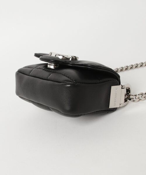 DSQUARED2(ディースクエアード)の「D2 STATEMENT SOFT MINI BAG /0241(ショルダーバッグ・レディース・ブラック/ベージュ・FREE)」の4枚目の写真
