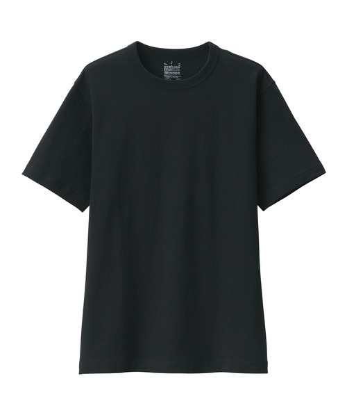 無印良品（ムジルシリョウヒン）の「紳士　洗いざらし太番手クルーネック半袖Ｔシャツ（Tシャツ/カットソー・メンズ・ダークグレー/レッド/ホワイト/ネイビー系/ブルー/グレー/ブラック・L/M/S/XS/XL）」の18枚目の写真