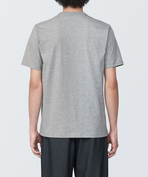 無印良品（ムジルシリョウヒン）の「紳士　洗いざらし太番手クルーネック半袖Ｔシャツ（Tシャツ/カットソー・メンズ・ダークグレー/レッド/ホワイト/ネイビー系/ブルー/グレー/ブラック・L/M/S/XS/XL）」の22枚目の写真