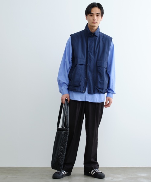 SINSS（シンス）の「Laminate tote bag／ラミネートトートバッグ（トートバッグ・メンズ・ブラック/ネイビー/シルバー・FREE）」の12枚目の写真