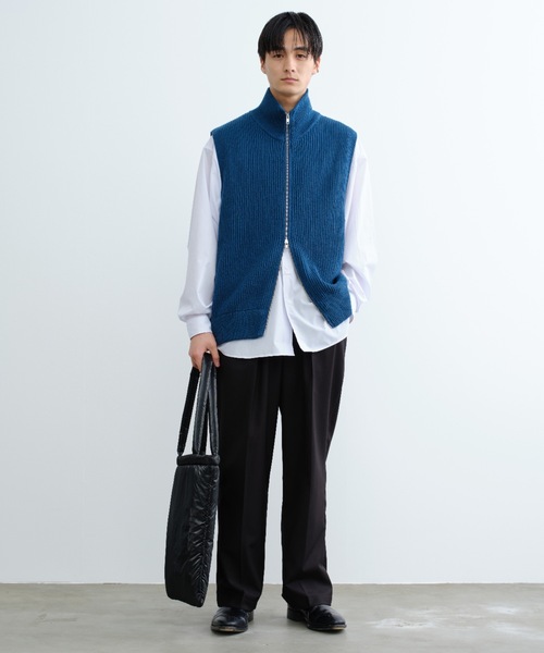 SINSS（シンス）の「Laminate tote bag／ラミネートトートバッグ（トートバッグ・メンズ・ブラック/ネイビー/シルバー・FREE）」の17枚目の写真