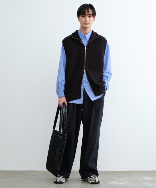 SINSS（シンス）の「Laminate tote bag／ラミネートトートバッグ（トートバッグ・メンズ・ブラック/ネイビー/シルバー・FREE）」の18枚目の写真