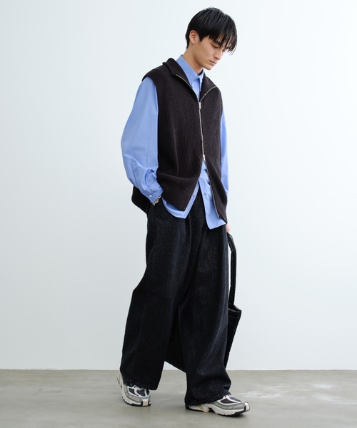 SINSS（シンス）の「Laminate tote bag／ラミネートトートバッグ（トートバッグ・メンズ・ブラック/ネイビー/シルバー・FREE）」の20枚目の写真