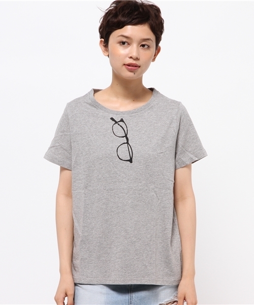 CIAOPANIC TYPY(チャオパニックティピー)の「グラフィックTeeI(Tシャツ/カットソー・レディース・ホワイト/グレー/ブラック・FREE)」の4枚目の写真