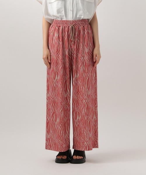 BAYFLOW(ベイフロー)の「アソートガラリラックスパンツ(その他パンツ・レディース・ネイビー/レッド/グリーン/モカ・SMALL/MEDIUM)」の11枚目の写真
