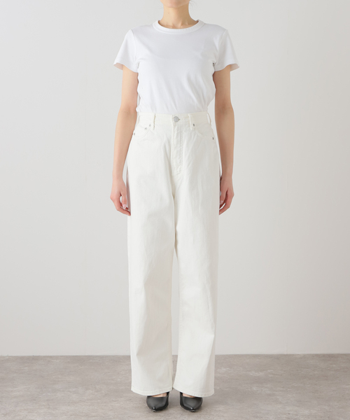La TOTALITE(ラトータリテ)の「【YANUK/ヤヌーク】JOAN Loose Straight(デニムパンツ・レディース・ホワイト・22/23/24/25)」の4枚目の写真