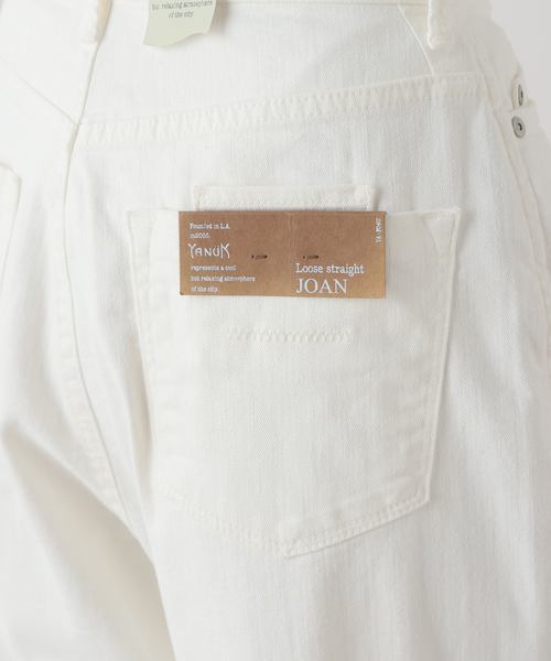 La TOTALITE(ラトータリテ)の「【YANUK/ヤヌーク】JOAN Loose Straight(デニムパンツ・レディース・ホワイト・22/23/24/25)」の11枚目の写真