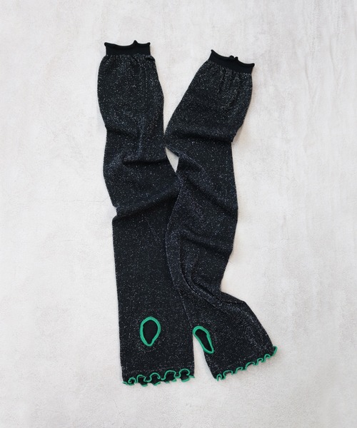 KIVISDOU（キビスドウ）の「UVカット スパークル メロウ カラー アームカバー（アームカバー・レディース・ラベンダー/ミント/イエロー/ブラック/ライトグレー・F）」の16枚目の写真