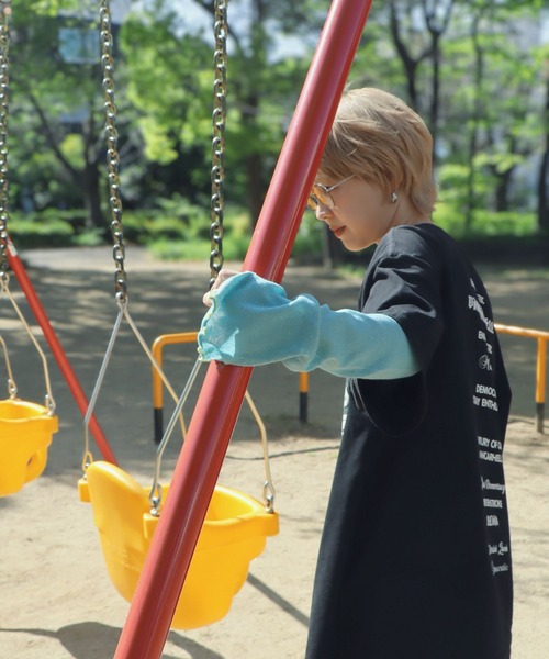 KIVISDOU（キビスドウ）の「UVカット スパークル メロウ カラー アームカバー（アームカバー・レディース・ラベンダー/ミント/イエロー/ブラック/ライトグレー/オレンジ・F）」の11枚目の写真