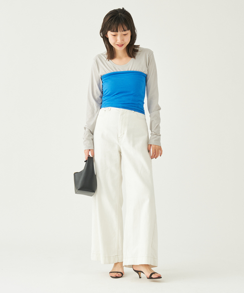 plage（プラージュ）の「Plain Knit ビスチェ（ベスト・レディース・ブラック/ベージュ/ブルー系その他・FREE）」の10枚目の写真