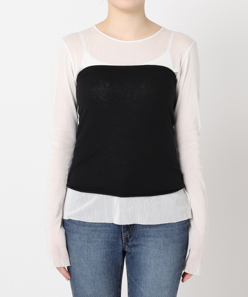 plage（プラージュ）の「Plain Knit ビスチェ（ベスト・レディース・ブラック/ベージュ/ブルー系その他・FREE）」の19枚目の写真