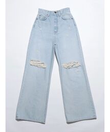 【VEQUM】RIM WIDE JEANS