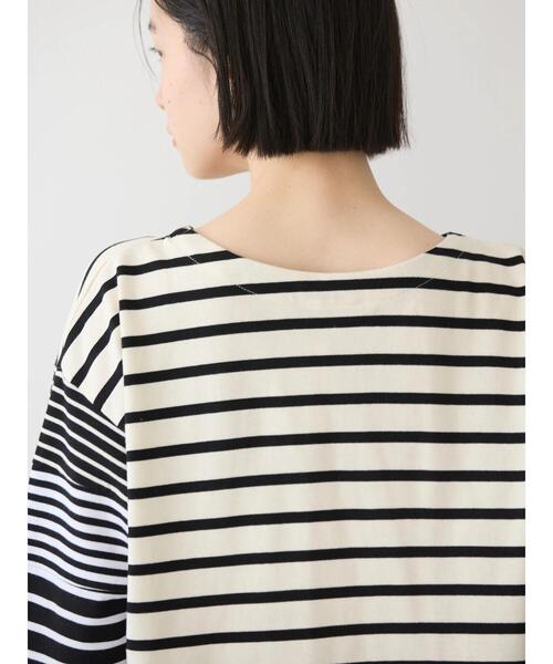 AMERICAN HOLIC（アメリカンホリック）の「マルチパターンボーダーカットチュニック（チュニック・レディース・ブルー/ブラック・M/L）」の18枚目の写真