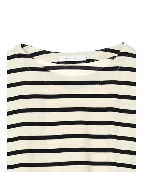 AMERICAN HOLIC（アメリカンホリック）の「マルチパターンボーダーカットチュニック（チュニック・レディース・ブルー/ブラック・M/L）」の21枚目の写真