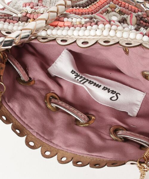 sara mallika（サラ マリカ）の「BEADS EMB POCHETTE（ハンドバッグ・レディース・ピンク/ブルー・FREE）」の5枚目の写真