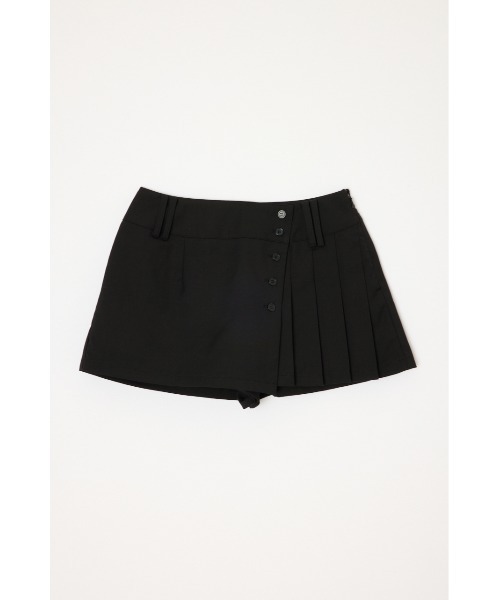 LAGUA GEM(ラグアジェム)の「PLEATS スコート(スカート・レディース・ベージュ/ブラック/グレー・X-SMALL/SMALL/MEDIUM)」の6枚目の写真
