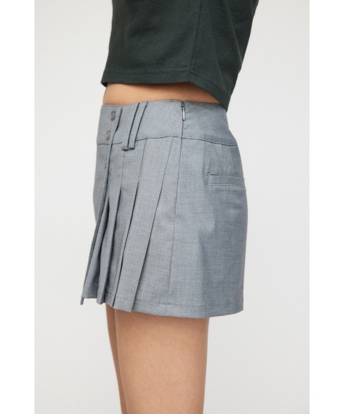 LAGUA GEM(ラグアジェム)の「PLEATS スコート(スカート・レディース・ベージュ/ブラック/グレー・X-SMALL/SMALL/MEDIUM)」の9枚目の写真