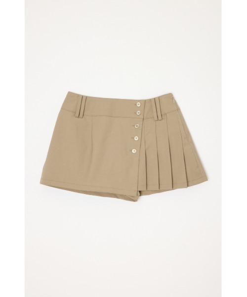 LAGUA GEM(ラグアジェム)の「PLEATS スコート(スカート・レディース・ベージュ/ブラック/グレー・X-SMALL/SMALL/MEDIUM)」の14枚目の写真